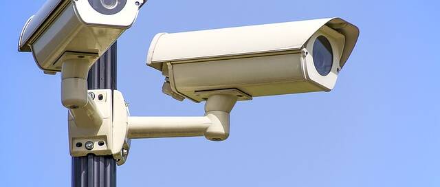 Mass surveillance cameras on the street