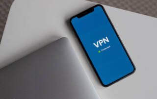 iPhone protected with VPN service