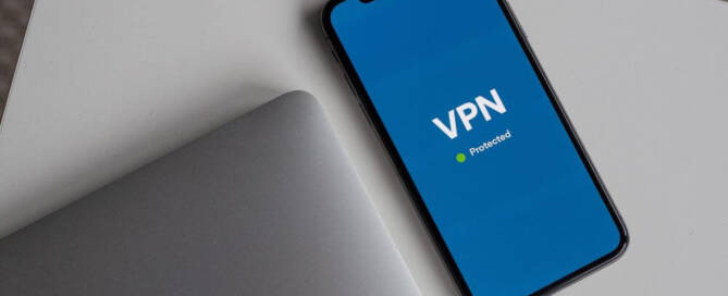 iPhone protected with VPN service