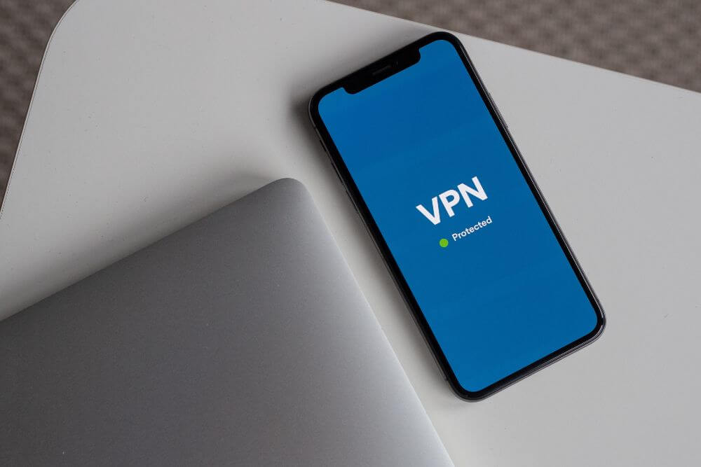 iPhone protected with VPN service
