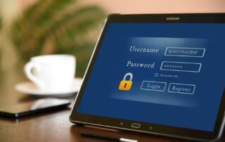 password protection on a laptop, app for saving passwords